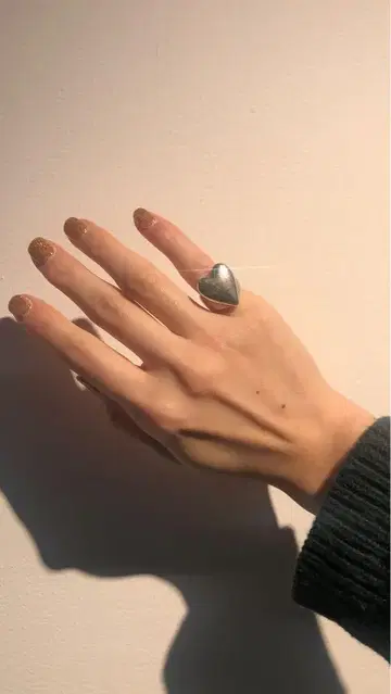 [새상품급] [익명 배송] LON FULL HEART RING size5