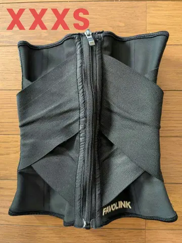 야스이 유리 코르셋 벨트 XXXS 블랙 허리 트레이닝 셰이퍼