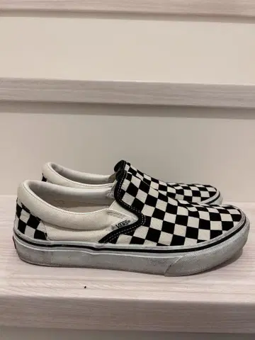 VANS SLIP-ON 슬립온 체커 화이트 블랙 체크