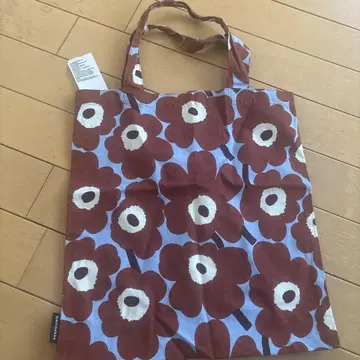 마리메꼬 marimekko 꽃무늬 에코백 (빨강, 파랑)