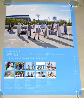 히나타자카46 너는 허니듀 고지용 포스터
