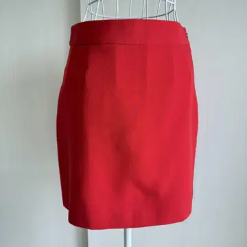 [레어] MILLY 밀리 빨간색 미니 스커트 타이트 스커트