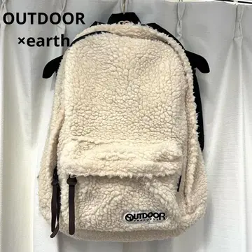아웃도어/OUTDOOR x earth 뽀글이 백팩 데이팩 BAG