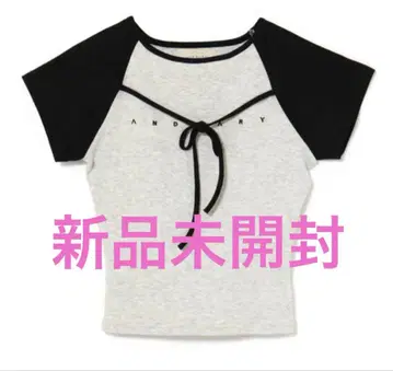 andmary Alma 리본 탑 그레이