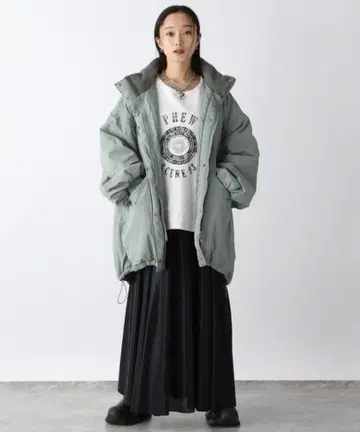 지나시스 소매 2WAY M-65 코트
