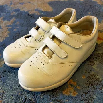 구제 sas 컴포트 슈즈 가죽 스니커즈 벨크로 미국제