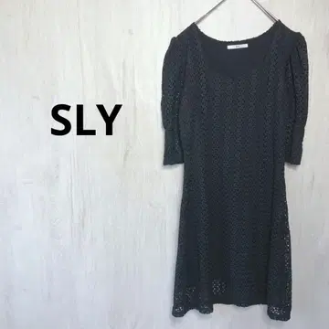 SLY 컷 레이스 숏 원피스 15
