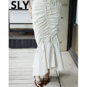 SLY 개더 머메이드 스커트