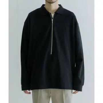 REVERBERATE ZIP LONG SLEEVE POLO 피케 셔츠