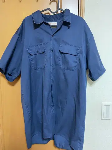 Dickies Automatic 워크 셔츠 네이비 X-LARGE