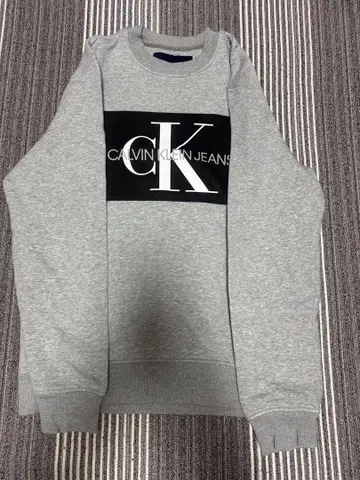 CALVIN KLEIN JEANS 그레이 맨투맨 M 사이즈