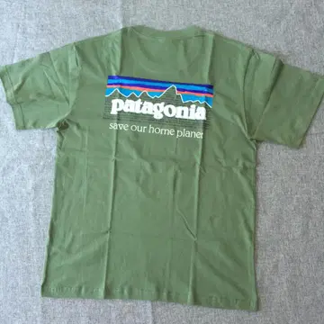 patagonia 파타고니아 티셔츠 남성용 M 사이즈 그린 새상품급