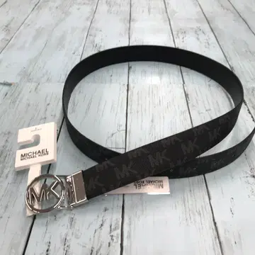 Michael Kors 블랙 리버서블 로고 벨트 [미사용 새상품]