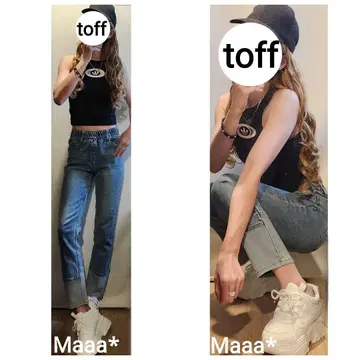 이건 GET 해야 해! toff 초강력 스트레치 롤업 스타일 디자인 데님