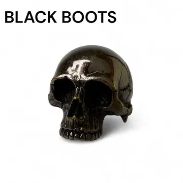BLACKBOOTS 블랙 부츠 스컬 반지 약 15호 해골 레어