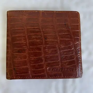 Giorgio Armani 접이식 지갑 브라운