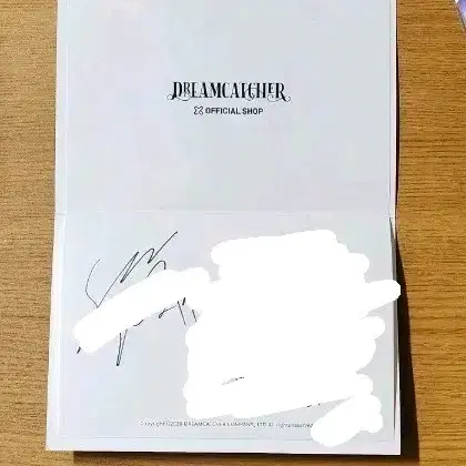 Dreamcatcherジユ JIU 直筆サイン入りブロマイド Shop dreamcatcher signed on Bunjang Global Site - No more