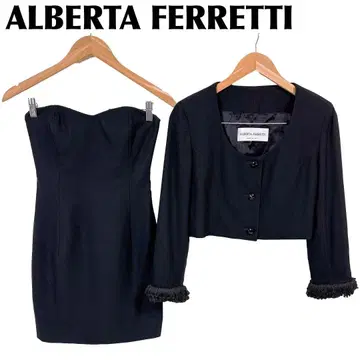 [ 새상품급 ] ALBERTA FERRETTI 베어 원피스 셋업 USA6