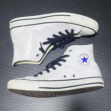 컨버스 가죽 화이트 CONVERSE ALL STAR HI 26