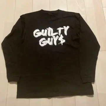 guiltyguys 롱T 블랙 화이트 하자품