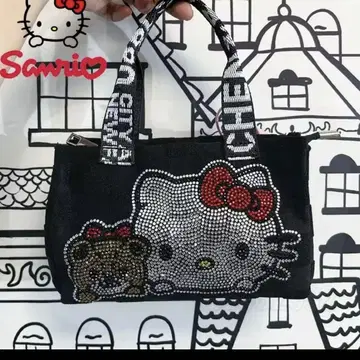 헬로키티 토트백 숄더백 블랙