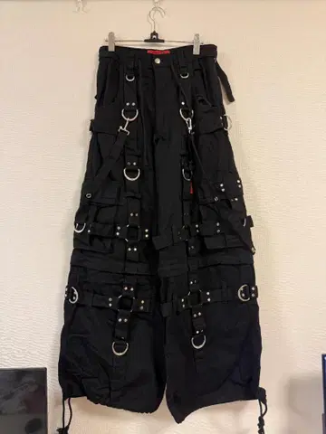 TRIPP nyc 다크 하네스 본테지 와이드 팬츠 XS