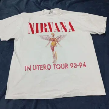NIRVANA XL 사이즈 티셔츠