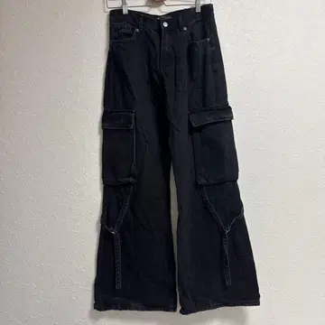 ZARA 블랙 카고 팬츠 EUR 36