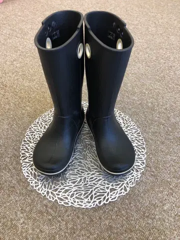 CROCS 레인부츠 W5 블랙