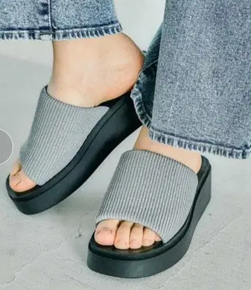 LEPSIM 니트 샌들 Lsize