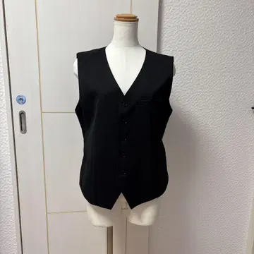 NAVE 블랙 슬리브리스 베스트