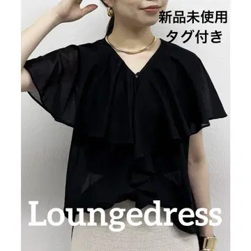 미사용 새상품 Loungedress 보일 프릴 블라우스