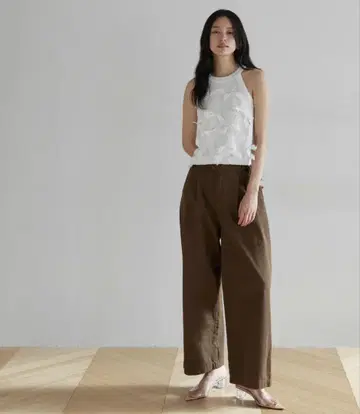 Wash 2tuck 치노 팬츠