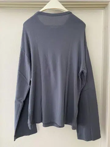 shishikui FLUFFY COTTON LONG TEE GRAY