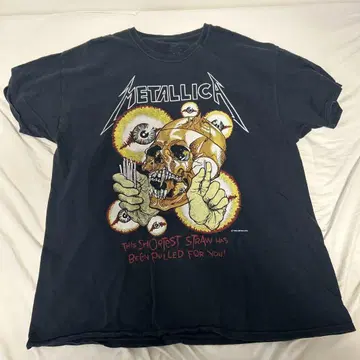 METALLICA 스컬 디자인 티셔츠 XL