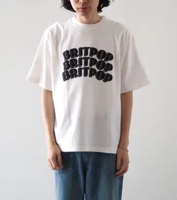 25ss blurhms BRITPOP Print Tee WIDE 티셔츠