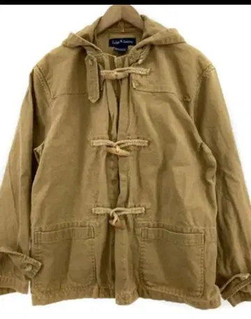 Ralph Lauren 후드 더플 코트 베이지