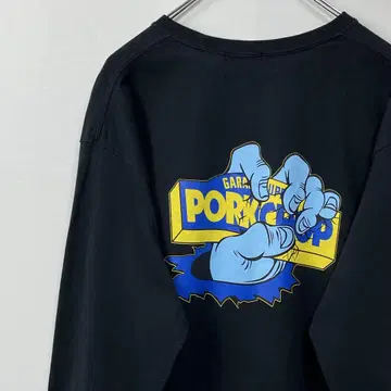 PORKCHOP 포크찹 롱T 블랙 L