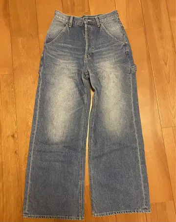 시루무린 페인터 baggy denim 팬츠 24인치