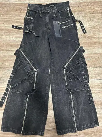 NO/FAITH STUDIOS FLARE CARGO DENIM PANTS