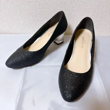 질스튜어트 글리터 펌프스 블랙 24cm