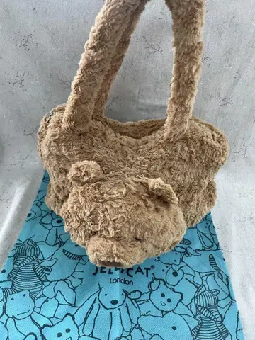 예쁜 JELLYCAT 곰돌이 토트백 베이지
