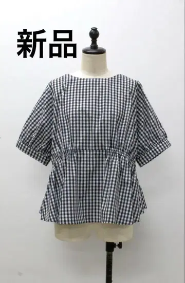 새상품 kuih 쿠이 TC 더블 개더 2WAY 블라우스