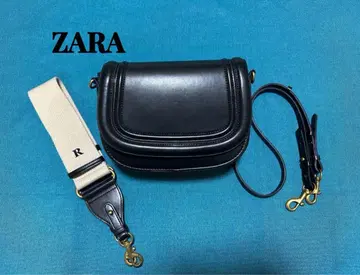 ZARA 블랙 가죽 숄더백
