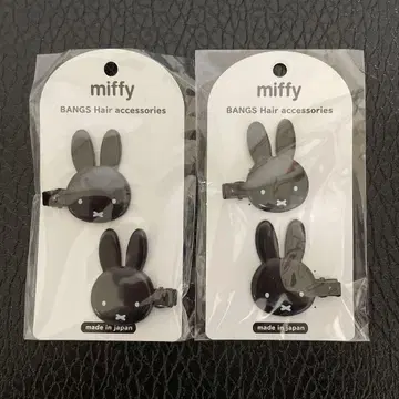 미피 앞머리 클립 블랙