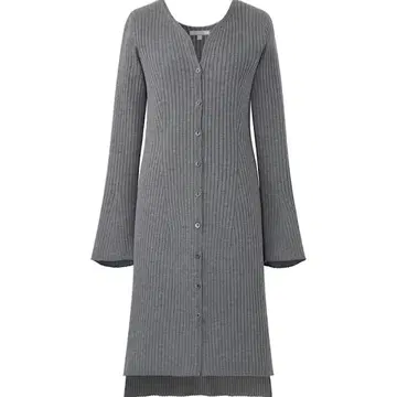 UNIQLO 마메쿠로구치 마메쿠로 리브 M 긴팔 니트 롱 가디건