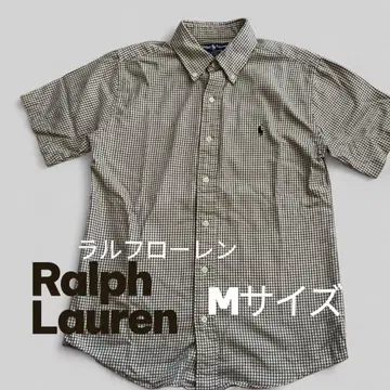 빈티지 Ralph Lauren 반팔 셔츠 버튼 다운 M