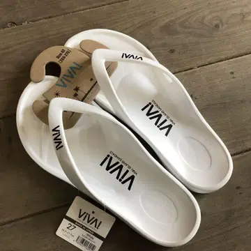 VIVI 비바 아일랜드 샌들 화이트 비치 샌들 27cm
