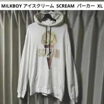 MILKBOY 후드티 아이스크림 SCREAM XL 사이즈
