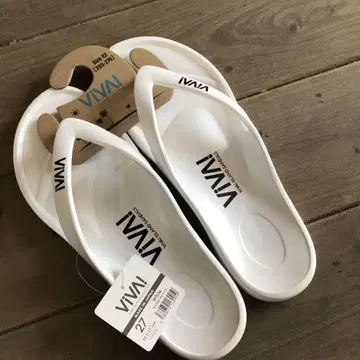 VIVA 비바 아일랜드 샌들 비치 샌들 화이트 27cm 일본제
